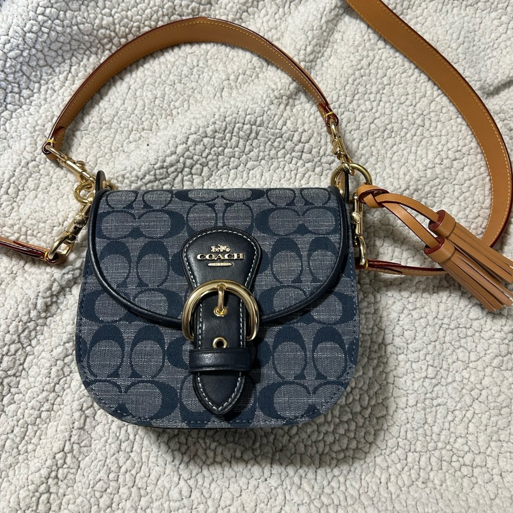 Coach Denim Mini Crossbody
